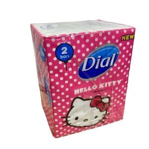 Rare Dial Sanrio Hello Kitty Bar Soap (2 Bars) New Sealed Collectable 2012 NWT
